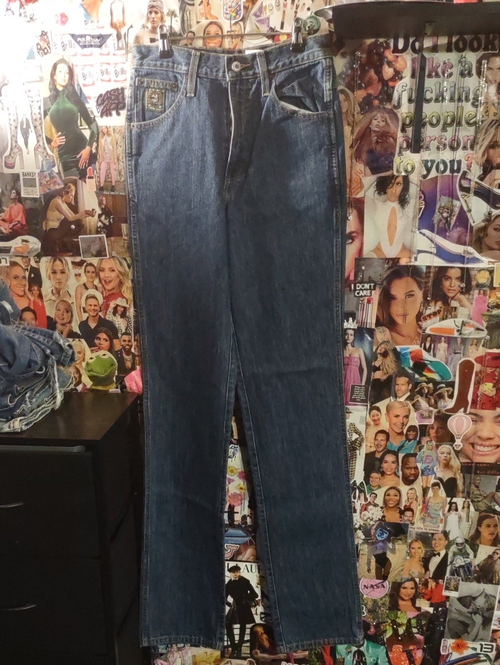 Cinch Mens Straight Leg Jeans - Dark Blue Denim